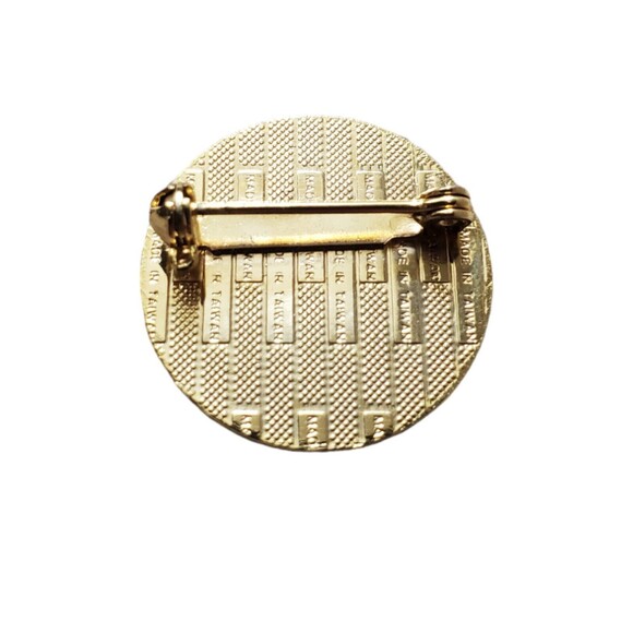 NO SMOKING Vintage Button Pin Enamel Badge Brooch 1/2" Crossed Out Cigarette - Picture 2 of 3